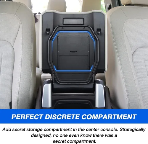 Miniatura 5 de Karltys Organizador Oculto de Consola Central para Accesorios Land Rover Defender Defender 90 110 130 2020-2025 2026 Caja de Almacenamiento Oculta