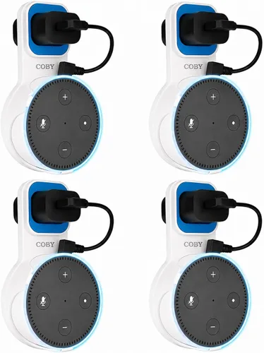 Miniatura 2 de Coby Speaker Wall Mount for 2nd Generation Dot Voice Assistants Smart Home Speaker Mount Hanger Stand for Bedroom, Kitchen, Office, Bathroom