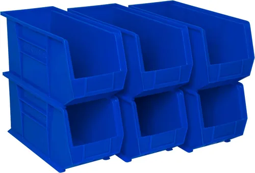 Akro-Mils 30265 AkroBins Contenedores de almacenamiento de plástico, contenedores apilables que ahorran espacio para garaje, despensa, organización