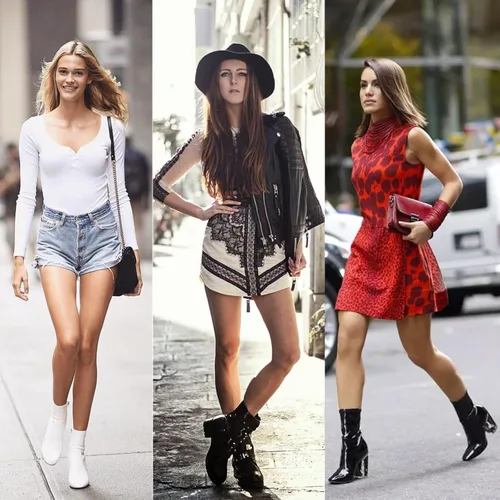 Miniatura 4 de Botas Go Go Go para mujer con tacón de bloque de media pantorrilla