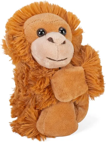 Miniatura 2 de Wild Republic Huggers - Juguete de peluche de orangután, pulsera de palmada, animal de peluche, juguetes para niños, 8 pulgadas, marrón