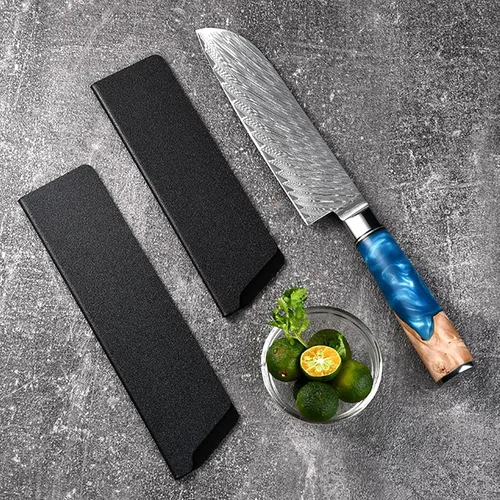 Miniatura 4 de Protector de cuchillos de chef de 8 x 2 pulgadas, juego de 2 fundas universales impermeables para cuchillos de cocina, fundas protectoras