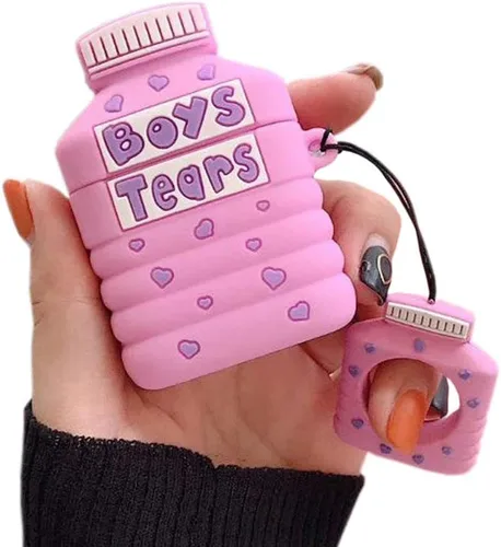 Miniatura 25 de Linda funda para Airpods, divertida y creativa 3D con forma de frutas y verduras con soporte de hebilla de anillo, funda de silicona suave a prueba