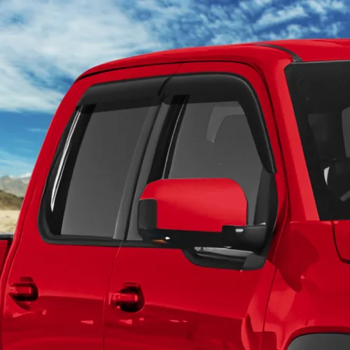 Miniatura 2 de Voron Glass Protectores de lluvia extra duraderos con cinta adhesiva para Nissan Frontier 2022-2026 Crew Cab, deflectores de ventana, viseras