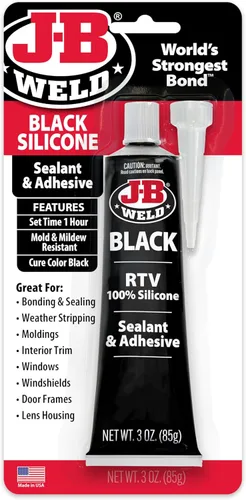 Sellado J-B Weld Negro Rtv, 3 oz, Negro
