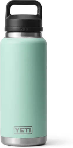Miniatura 24 de YETI Rambler - Botella de 36 onzas, aislada al vacío, a prueba de fugas, de acero inoxidable con tapón para sorbos Aislamiento al vacío Azul marino