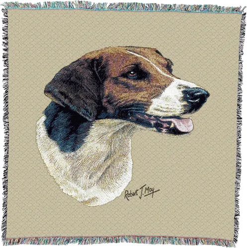 Miniatura 21 de Pure Country Weavers Robert May - Manta cuadrada para regazo de sabuesos afganos, regalo para los amantes de los perros, manta de tapiz tejida