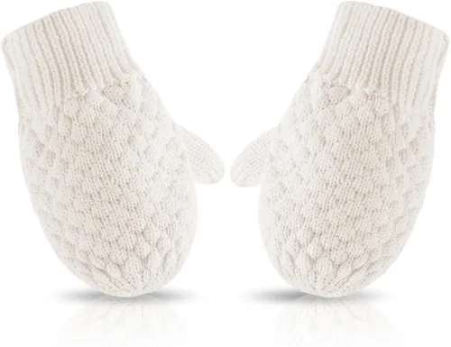 Miniatura 60 de Guantes de punto para bebés, niños y niñas, guantes de invierno para recién nacidos, guantes de 0 a 3 años