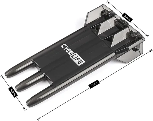 Miniatura 5 de CyeeLife Punta de plástico para dardos – Juego de dardos profesionales de punta suave de 0.71 onzas con estuche de transporte y 30 puntas de dardos