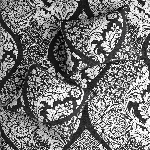 Miniatura 5 de Madison Park Vienna - Colcha reversible de algodón, diseño de costuras de lujo, para todas las estaciones, ropa de cama transpirable, fundas, Negro