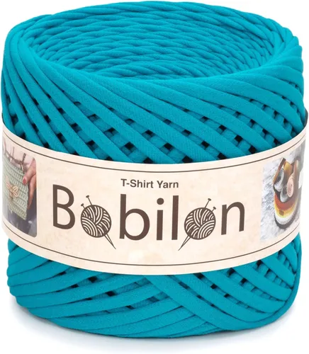 Miniatura 30 de Hilo de Camiseta de Algodón 7-9 mm (0.276-0.354 in) para Ganchillo, Tejido, Macramé, Manualidades DIY – Jersey Soft Ribbon, Fettuccini Zpagetti