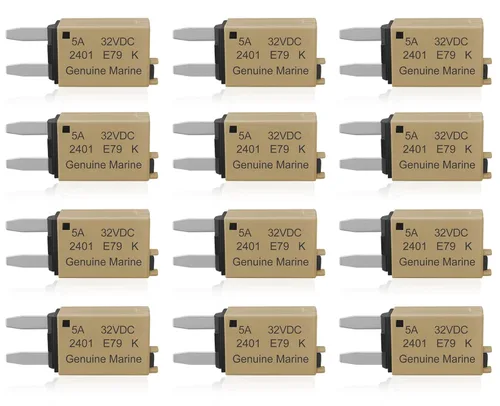 Miniatura 9 de Kit surtido de fusibles de cuchilla de perfil bajo con reinicio manual ATM, fusibles de cuchilla mini 5A 6A 7.5A 10A 15A 20A 25A 30A Amp, fusibles