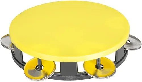 Miniatura 8 de The Dreidel Company Panderetas para niños, pandereta de 5.5 pulgadas de colores surtidos, anillo de metal Jingles de percusión musical educativo
