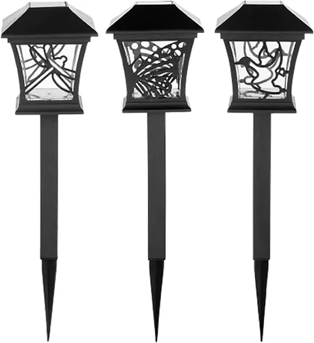 Miniatura 17 de Alpine Corporation Estacas de luz LED para exteriores de 16 pulgadas de alto (juego de 4)