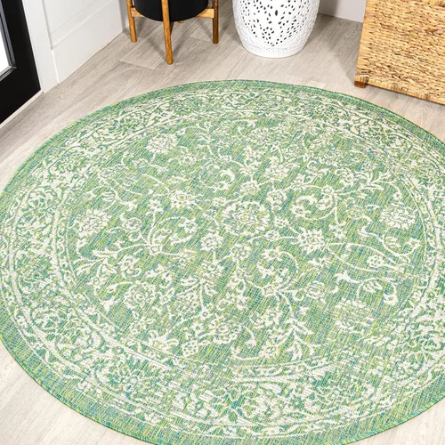 Miniatura 21 de JONATHAN Y Alfombra de pasillo floral tejida para interiores y exteriores 2X8, color crema/verde, tela bohemio texturizada para el patio trasero