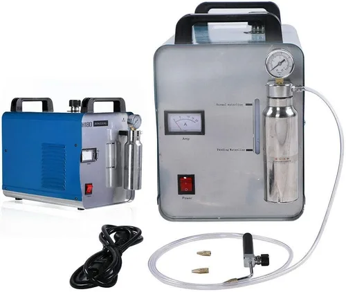DNYSYSJ - Máquina pulidora de acrílico portátil, 95L/H 400 W, soldador de oxígeno-hidrógeno, generador de llama de gas, antorcha, pulidor de