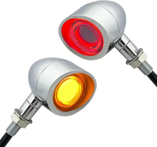 Miniatura 23 de FATECIM 2X Luces Traseras LED para Motocicleta, Señales de Giro, Luces de Marcha, Luz de Freno, Señal de Giro Trasera, Indicador de Señal de Giro