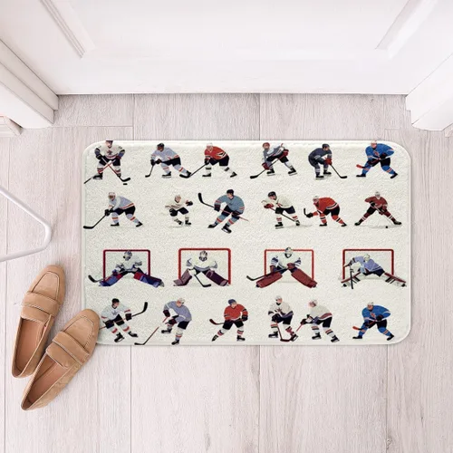 Miniatura 29 de Alfombras de baño antideslizantes con diseño de llamas de dibujos animados para baño, decoración de alpaca verde azulado, extrasuave y absorbente