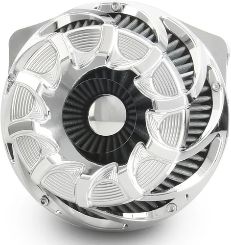 Miniatura 21 de Para filtro limpiador de aire Harley Touring Street Glide Road King Electra Tri Trike Dyna Sportster XL 883 1200 Softail toma de aire