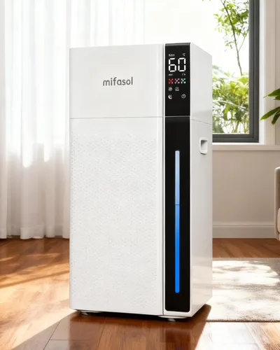 Mifasol Humidificador para habitación grande, niebla cálida y fría, humidificadores de 5.3 galones/20 litros para el hogar, 1500 pies cuadrados,