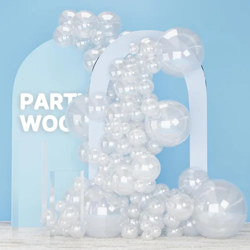 Miniatura 11 de PartyWoo Globos azul marino, 120 piezas de diferentes tamaños de 18, 12, 10, 5 pulgadas, kit de arco de globos azul oscuro guirnalda para Azul-z90
