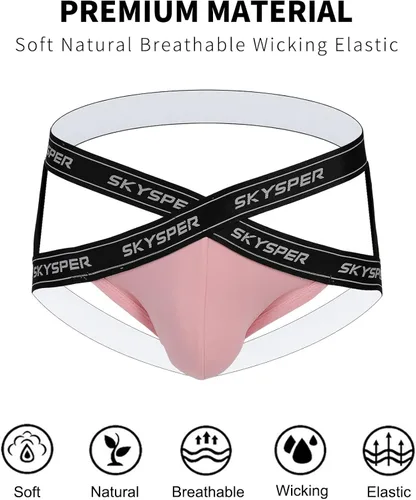 Miniatura 4 de SKYSPER Correa atlética para hombre con correa para hombre, ropa interior sexy