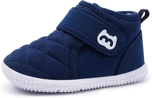 Miniatura 19 de BMCiTYBM Botas de nieve de invierno para bebés y niños pequeños, de piel sintética, cálidas, antideslizantes, zapatos para primeros pasos