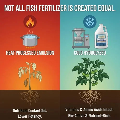 Miniatura 2 de GS Plant Foods Fertilizante líquido orgánico para peces - Natures Growth Boost, certificado OMRI, hidrolizado, a base de peces, solución