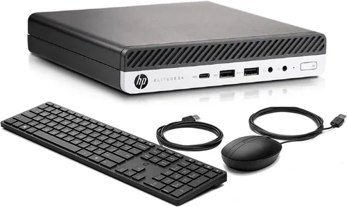 HP Micro computadora de escritorio 800 G3 Elitedesk Mini Business PC, Intel Core i5-6500T, DDR4 de 16 GB, SSD de 512 GB, puerto WiFi tipo C, nuevo