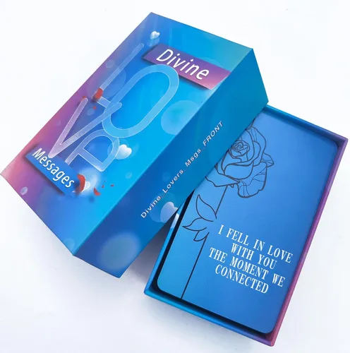 Miniatura 8 de Mazos de Cartas de Oráculo Amor Divino, 64 Cartas de Tarot de Llamas Gemelas, mazos de cartas de oráculo con significados en ellos, Explora temas