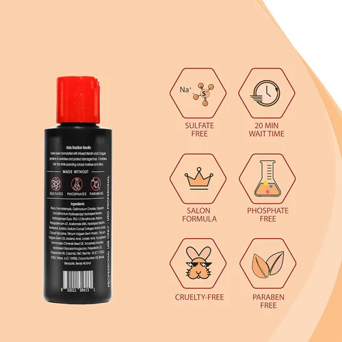 Miniatura 7 de Alda Chocolate - Sistema de alisado permanente con queratina brasileña (4.0 fl oz)