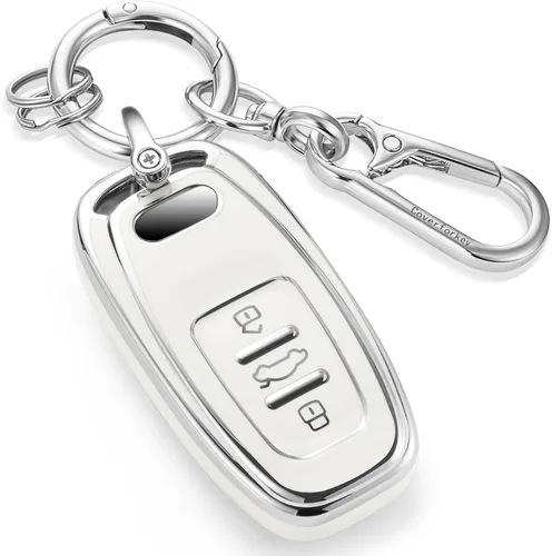 Miniatura 25 de para Buick - Funda para llavero con llavero de cuerda trenzada metálica anti-pérdida mejorada, carcasa suave de TPU exquisita para Avenir Envision