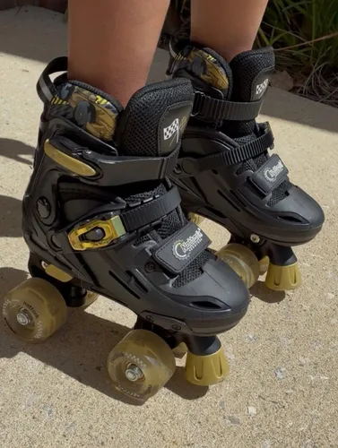 Miniatura 7 de Nattork - Patines ajustables para niños, chicos y chicas adolescentes de 4 a 16 años - Idea de regalo genial con diseño de auto de carreras