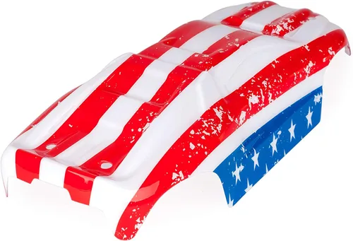 Miniatura 6 de SummitLink Estilo de tira de bandera de cuerpo personalizado compatible con e-Revo Mini escala 1/16 RC coche o camión (camión no incluido) ERMN-F-01