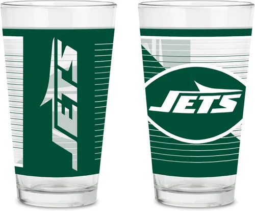 Miniatura 25 de Rico Industries NFL Football Main - Juego de 2 vasos clásicos de 16 onzas con logotipo impreso digitalmente, apto para lavavajillas NFL Football