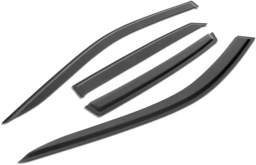 Miniatura 42 de Auto Dynasty 4 protectores de lluvia con cinta adhesiva para ventana compatibles con Honda Civic 1996-2000 de 4 puertas, protectores de lluvia