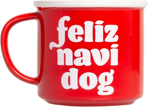 Miniatura 17 de Pearhead Bah Hum Bug - Taza de café de Navidad, decoración del hogar de temporada, ideas de regalo para rellenar calcetines, apta para microondas