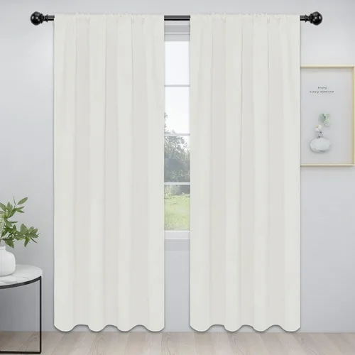 Miniatura 139 de Easy-Going - Cortinas opacas con bolsillo para varilla para el dormitorio, cortinas para ventanas que oscurecen la habitación o la sala de estar