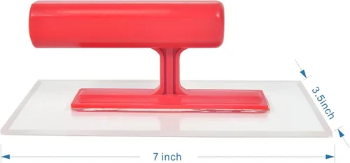 Miniatura 4 de Nichiyo Paleta de plástico con mango de agarre cómodo, llanas de acabado, montaje ligero adecuado para raspaduras, enlucidos y paredes de pintura