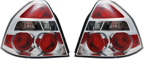 Rareelectrical Nuevo par de luces traseras compatibles con Chevrolet Aveo Sedan 2009 2010 2011 por números de pieza Gm2801245 Gm2800245 96943585