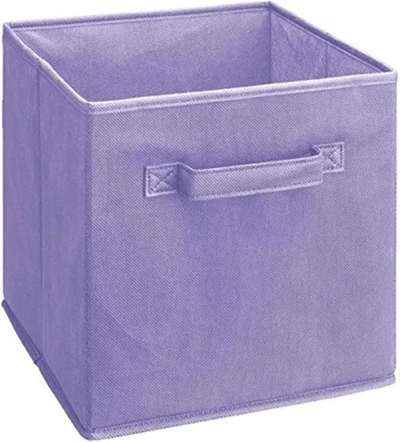Miniatura 32 de Cajón de tela cúbico ClosetMaid 11469, morado, empaque de 2, Negro, 2
