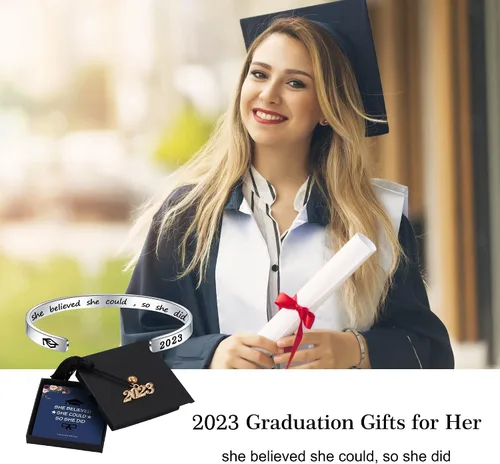 Miniatura 4 de M MOOHAM - Regalos de graduación para ella, él 2022, pulseras de graduación inspiradoras en clase de 2022, regalos de graduación de la escuela