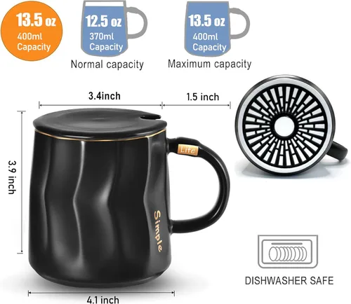 Miniatura 6 de Juego de Calentador de Tazas de Café, Calentador de Café Inteligente para Escritorio con Apagado Automático, Calentador de Tazas para Uso en Oficina