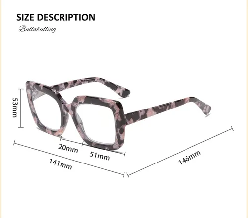 Miniatura 3 de Gafas de lectura para mujer, paquete de 3 lentes de lectura Oprah de gran tamaño para mujer, lentes cuadrados con bisagra de resorte L05