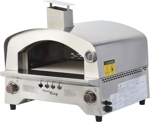 Miniatura 11 de Flame King Horno al aire libre para pizza y alimentos de gas propano para acampar, patio trasero, portón trasero