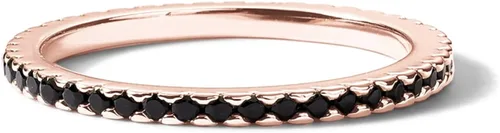 Miniatura 3 de PAVOI 14K Gold Plated Sterling Silver Colored CZ Stones Stackable Ring Simulated Diamond Eternity Bands for Women