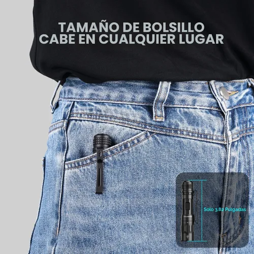 Miniatura 6 de Guardtier Linterna M70 EDC de 1100 lúmenes, luz de bolsillo recargable USB-C con clip, 5 modos de luz LED compacta para campamento, senderismo