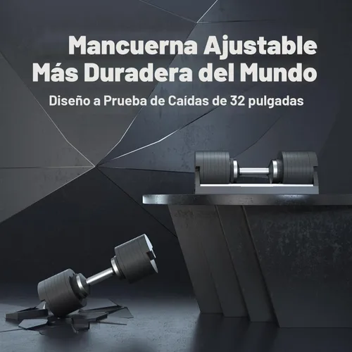 Miniatura 2 de SNODE AD80 Drop Proof 80 lbs Adjustable Dumbbell Set -Adjustable Weights with Cast Iron Plates and Cradle, Knurled Handle, Fast Adjust, Compact Home