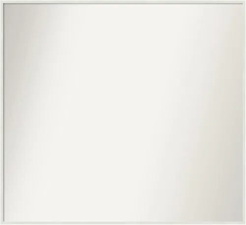 Miniatura 702 de Amanti Art Espejo de baño blanco para sobre el fregadero, 32 x 45 pulgadas, espejo de tocador rectangular blanco esbelto, marco de madera moderno