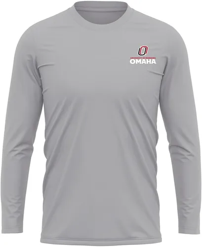 Miniatura 87 de Camisa deportiva de manga larga oficial de la NCAA Collegiate para hombre, con logotipo en el pecho izquierdo, colección Athletic Heather